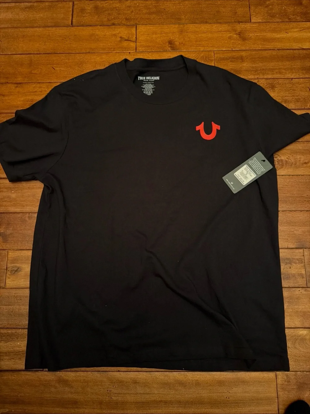 MENS TRUE RELIGION BIG BUDDHA BLACK T-SHIRT XL